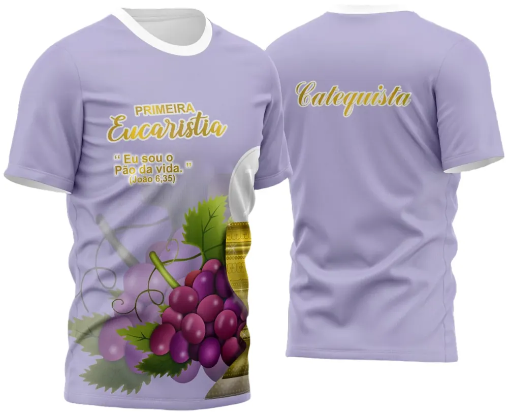Arte Vetor Camisa Para Primeira Eucaristia Primeira Comunhão 2023 Modelo 19