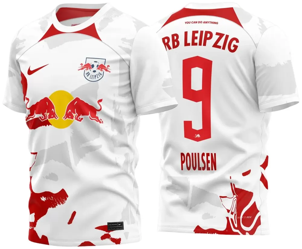 Arte Vetor Camisa RB Leipzig Titular 2022 - 2023