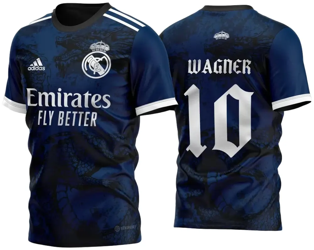 Camisa Real Madrid Dark Dragon