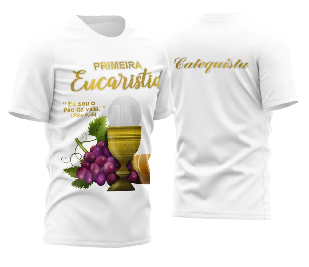 Camisa Religiosa - Eucaristia Inspiradora