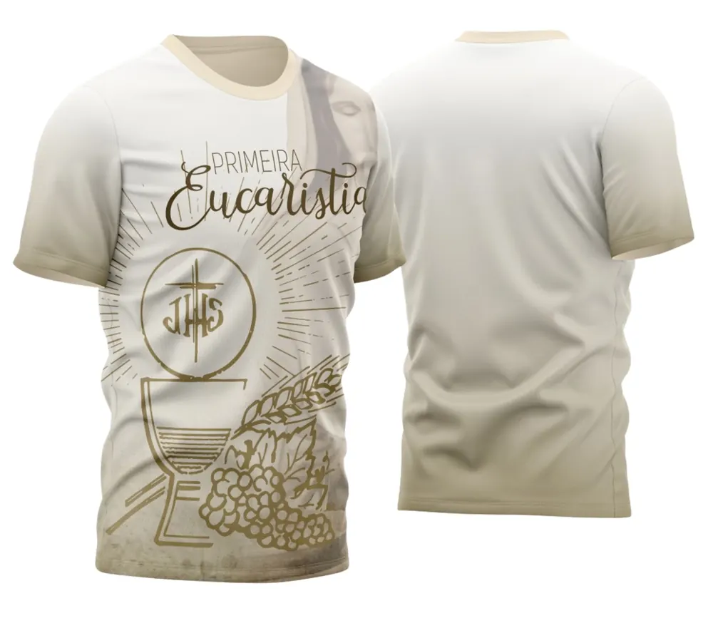 Arte Inspiração Religiosa para Camisa Eucaristia