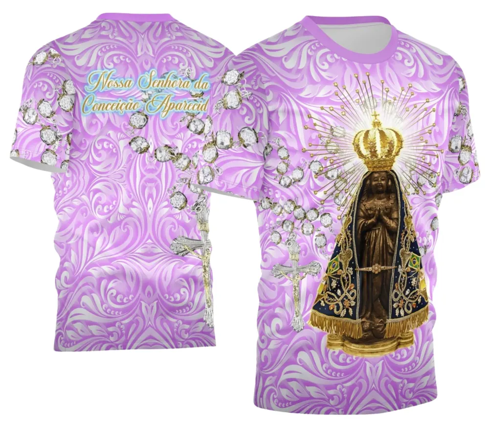 Camisa Religiosa - Nossa Senhora Aparecida 2026 Vintage
