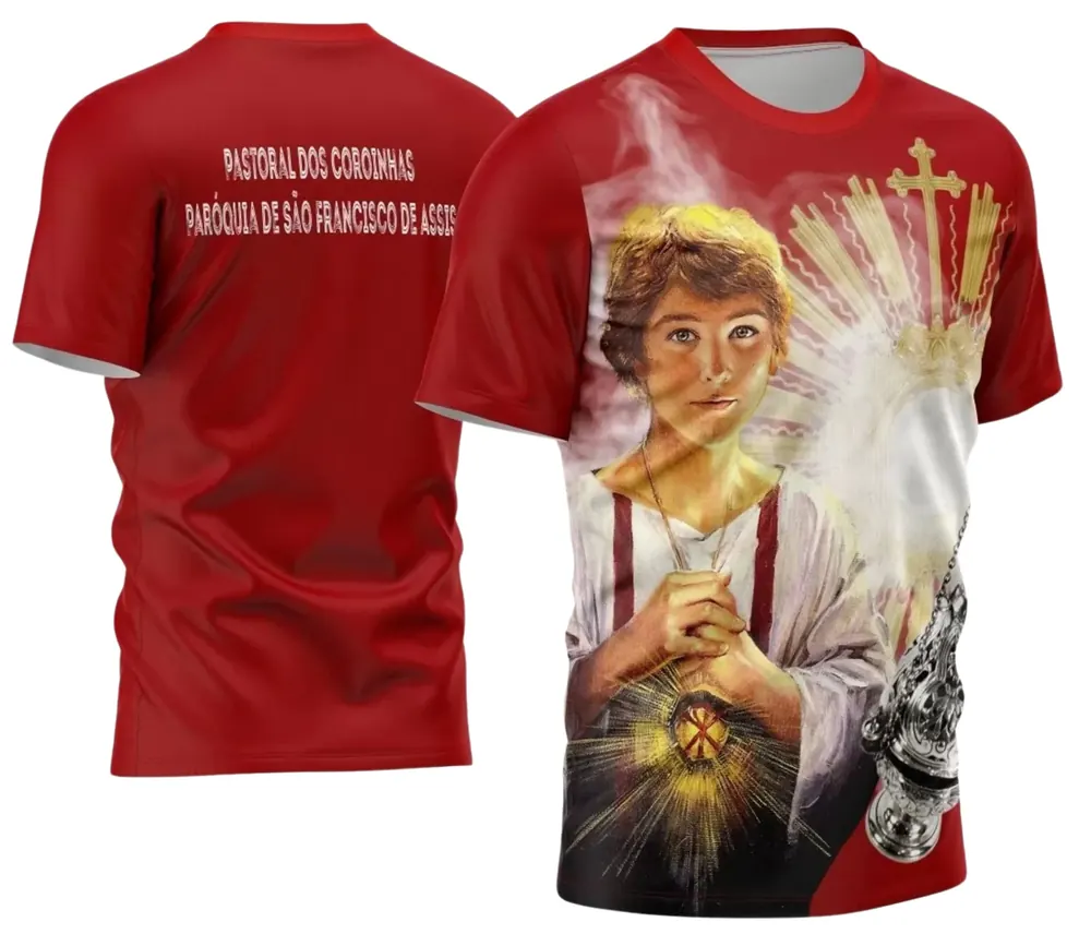 Arte Exclusiva para Camisa Religiosa - São Tarcísio