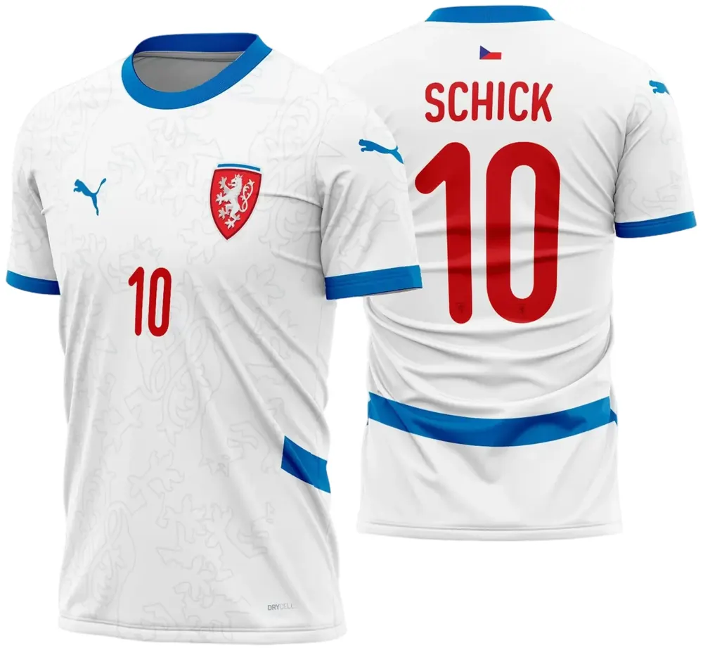 Arte Vetor Camisa Republica Tcheca Reserva 2024 - 2025