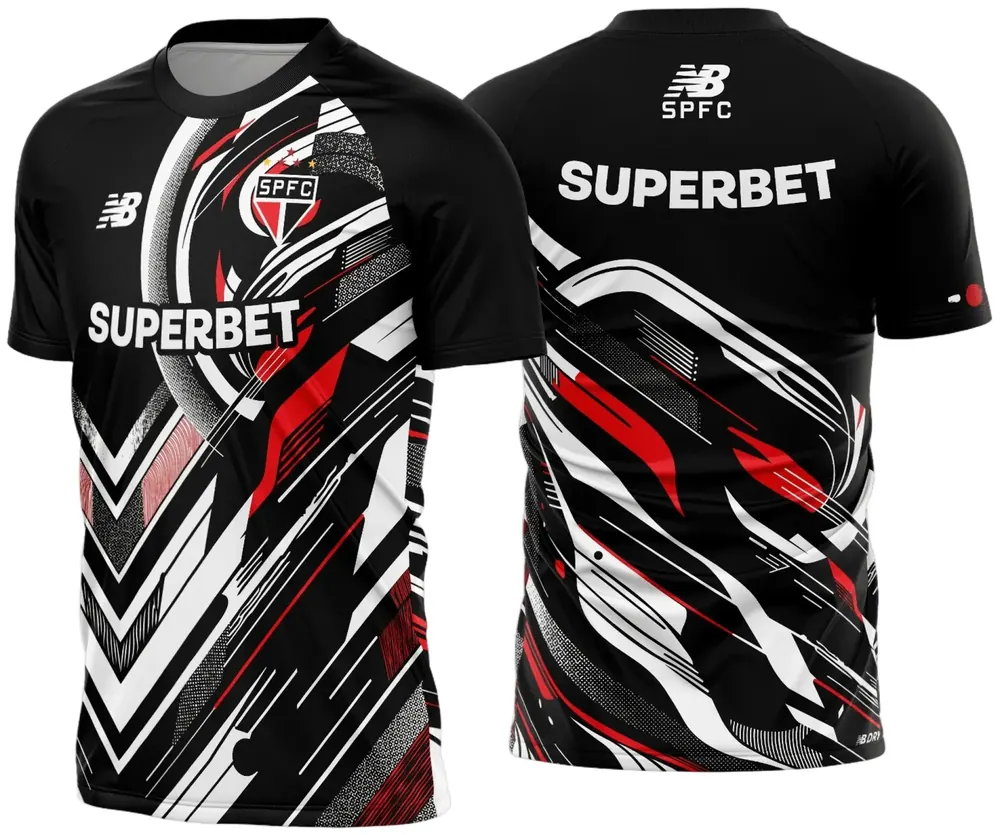 Arte Vetor Camisa São Paulo Pré-Jogo 2025 - 2026