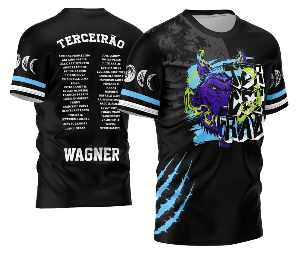 Arte Exclusiva Camisa Terceirão Lobo da Lua Edição Especial Modelo 06