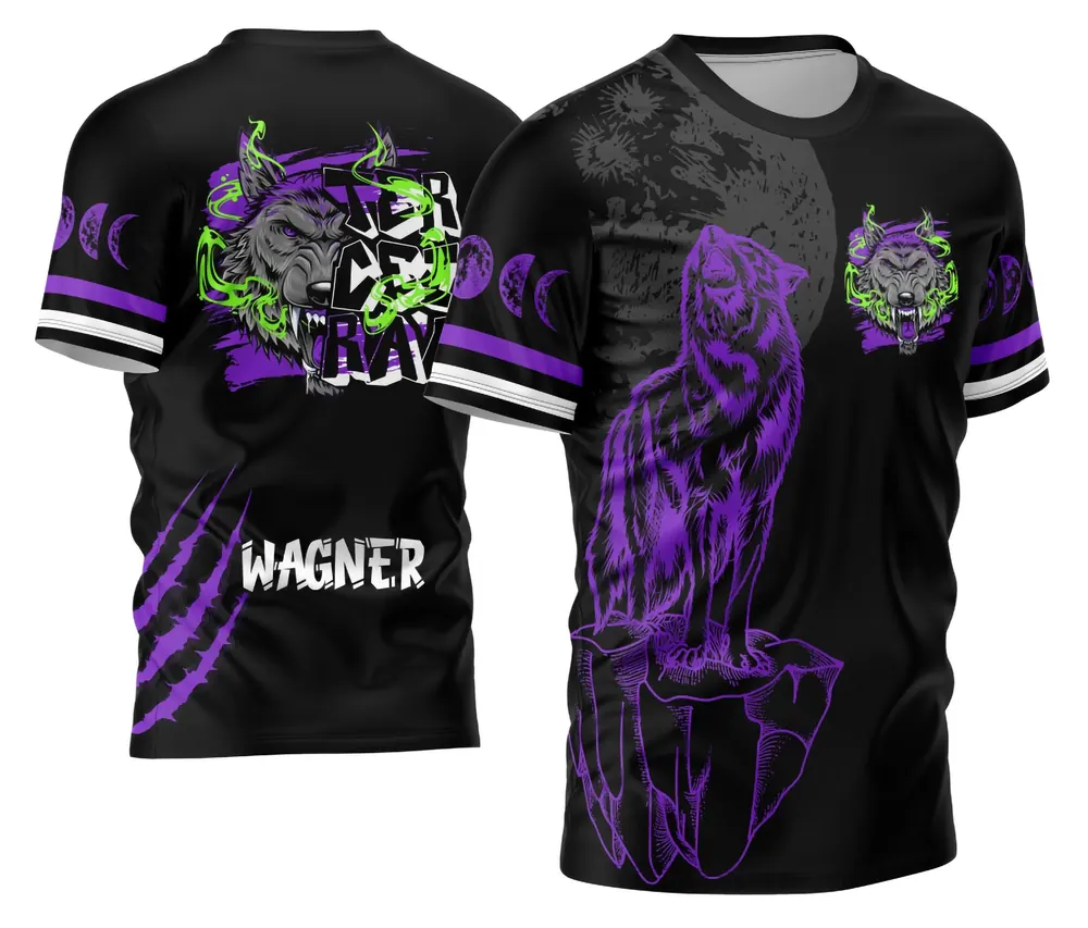 Arte Camisa Terceirão Lobo da Lua Exclusiva Modelo 13