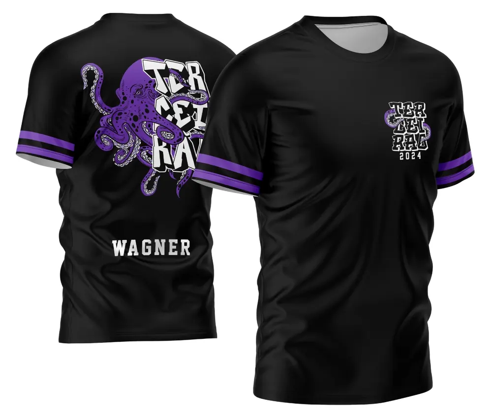 Arte Camisa Terceirão Polvo Roxo 2026 - Estilo Exclusivo