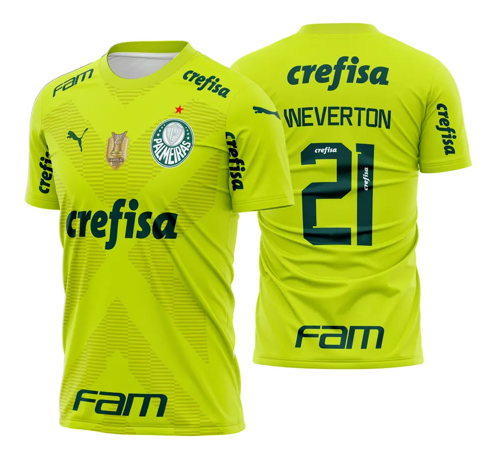 Camisa Time Palmeiras Goleiro 2023 Modelo 03