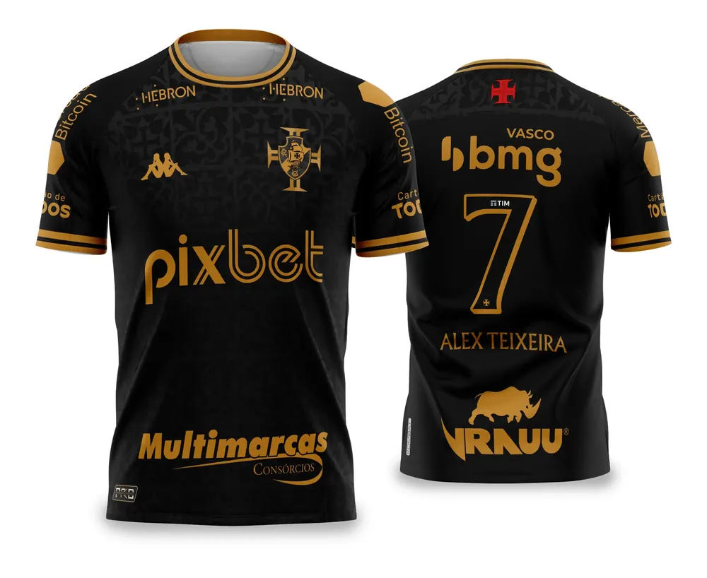 Camisa Vasco da Gama Terceira III 2022-23 Modelo 02