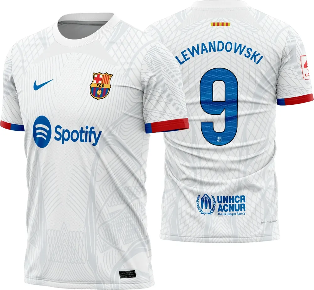 Camisa Estampa Barcelona Reserva 2023 - 2024