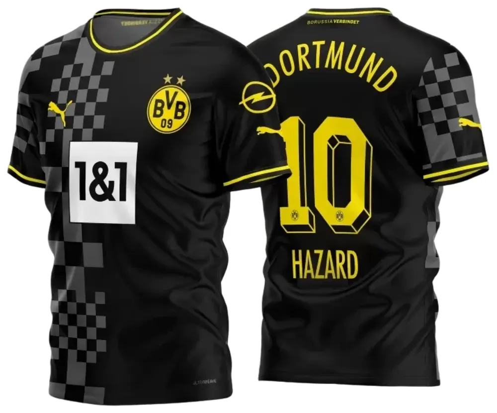 Camisa Estampa Borussia Dortmund Reserva 2022-23