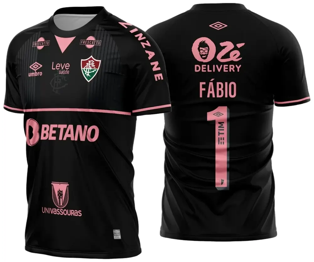 Arte Vetor Estampa Camisa Fluminense Goleiro II 2023 2024