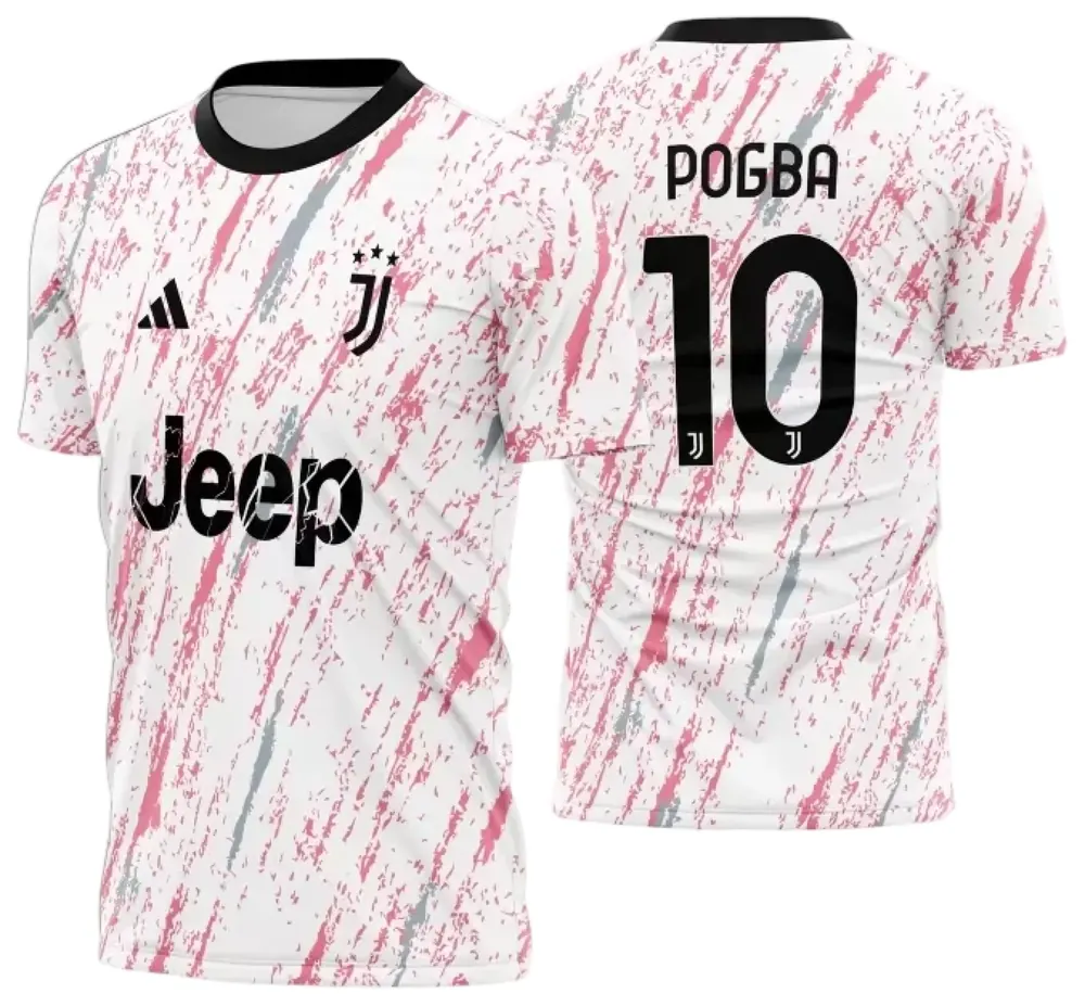 Arte Vetor Estampa Camisa Juventus Concept Kit Black 2023 02 Modelo 02