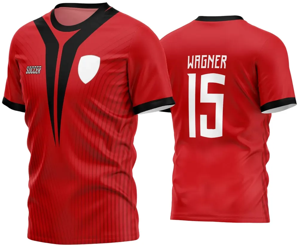 Arte Camisa Futebol Time Amador - Modelo 658