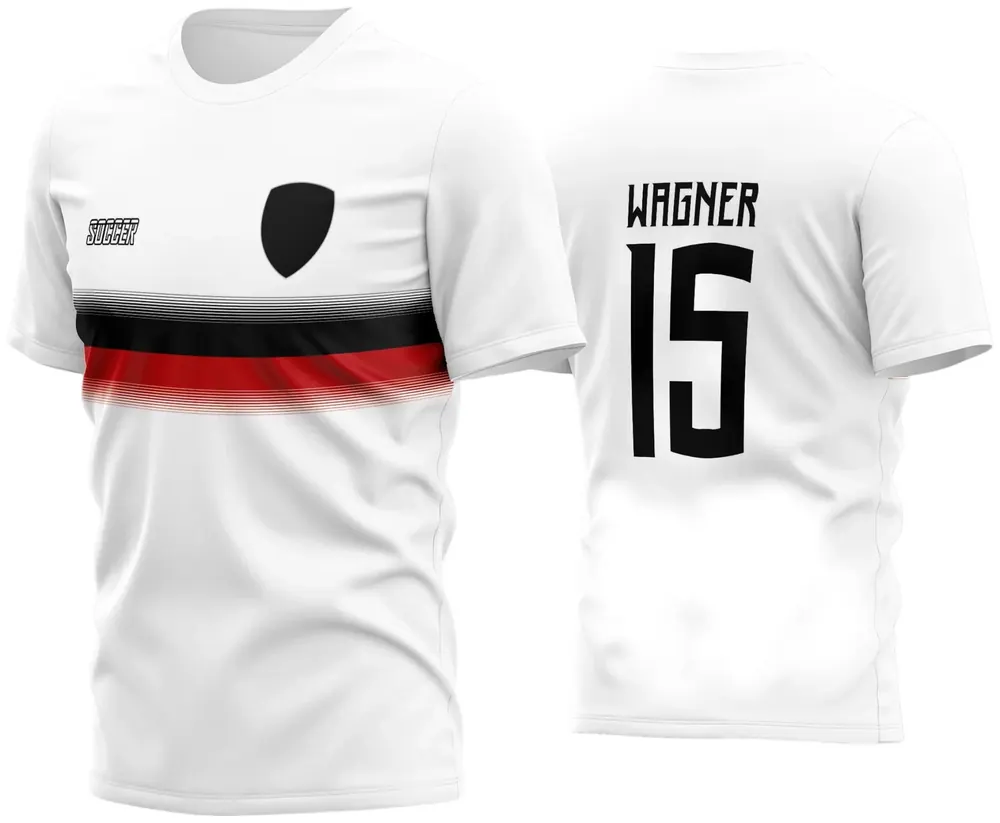 Arte Camisa Futebol Time Amador - Modelo 654