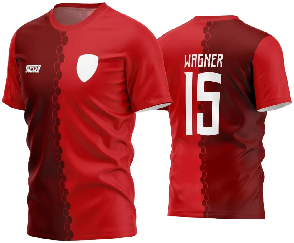 Arte Camisa Futebol Time Amador - Modelo 611