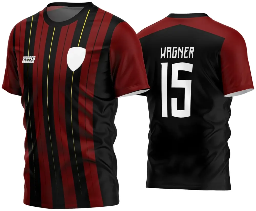 Arte Camisa Futebol Time Amador - Modelo 595