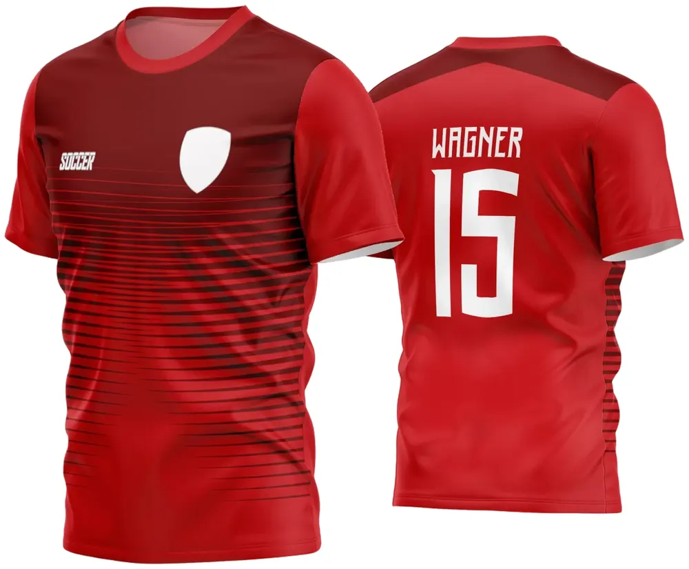 Arte Camisa Futebol Time Amador - Modelo 589