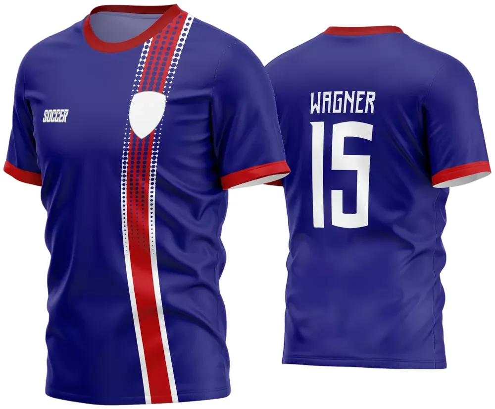 Arte Camisa Futebol Time Amador - Modelo 507
