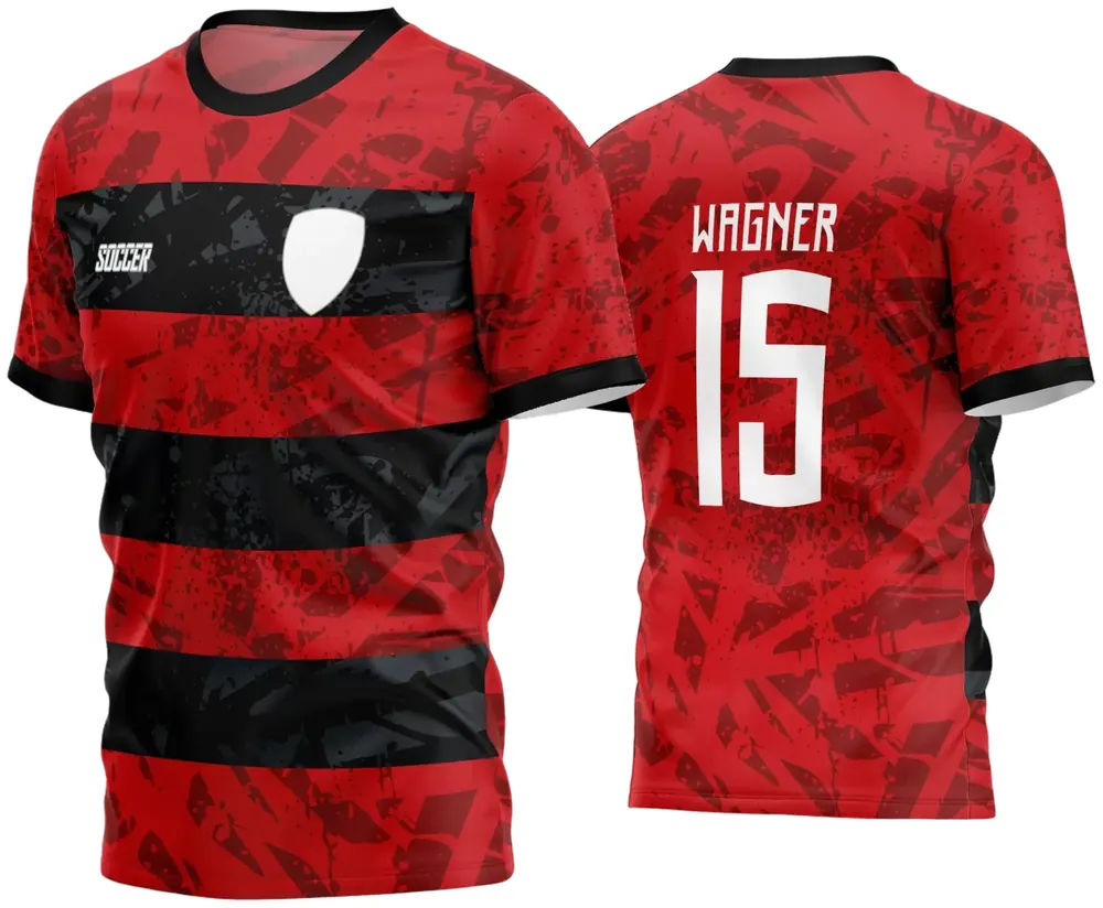 Arte Camisa Futebol Time Amador - Modelo 356