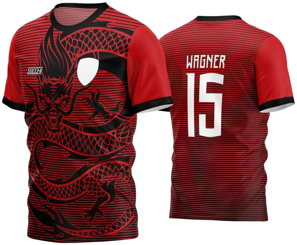 Arte Camisa Futebol Time Amador - Modelo 307