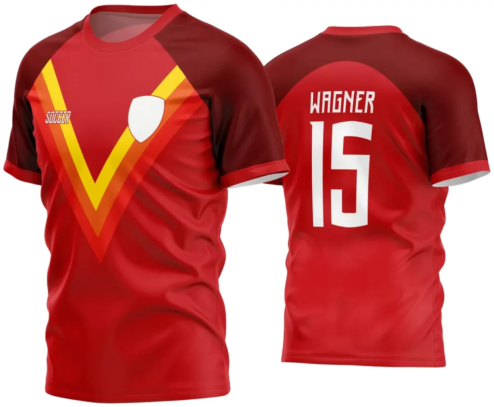 Arte Camisa Futebol Time Amador - Modelo 212