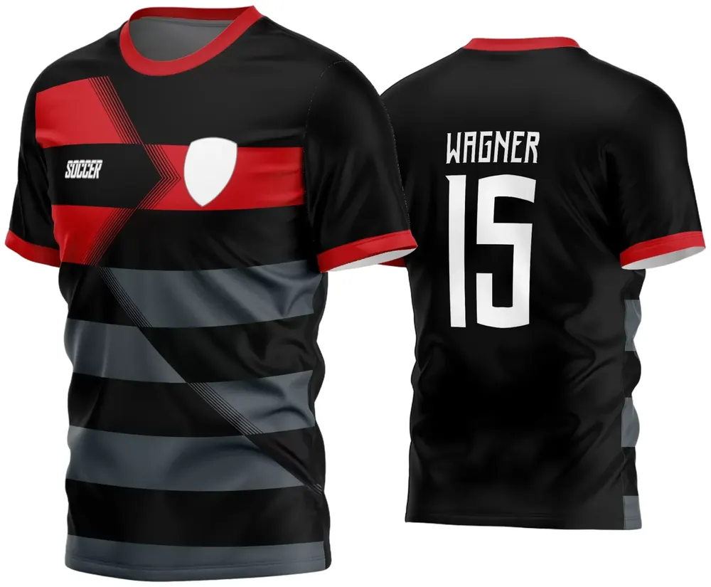 Arte Camisa Futebol Time Amador - Modelo 205