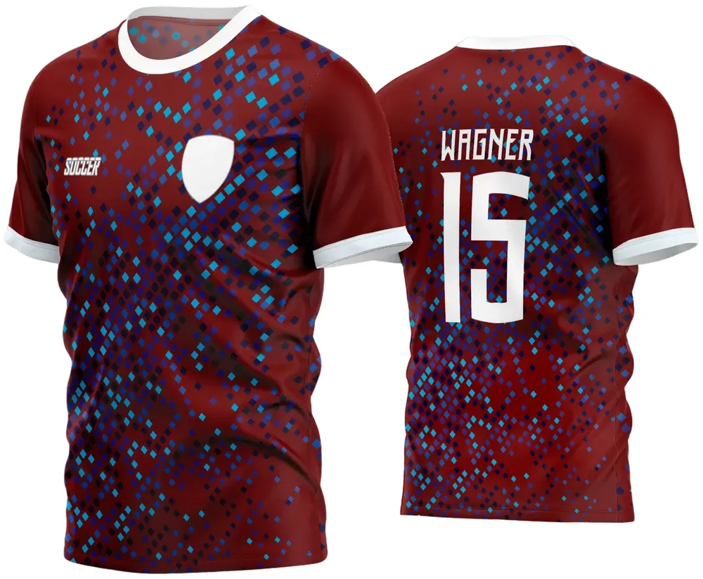 Arte Camisa Futebol Time Amador - Modelo 163