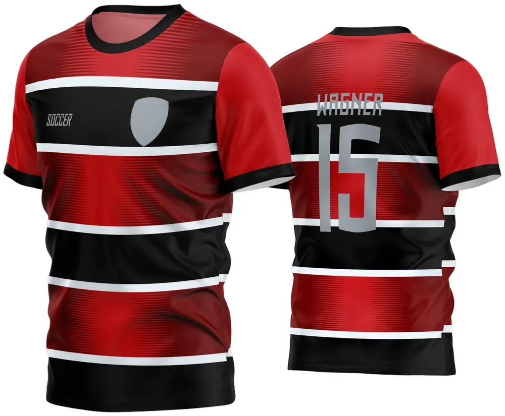 Arte Camisa Futebol Time Amador - Modelo 133