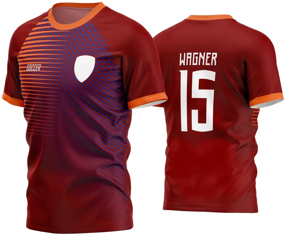 Arte Camisa Futebol Time Amador - Modelo 128
