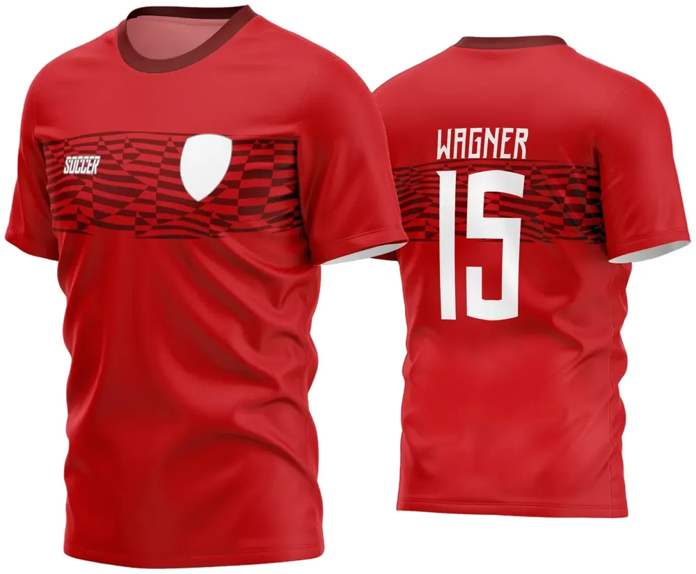 Arte Camisa Futebol Time Amador - Modelo 126