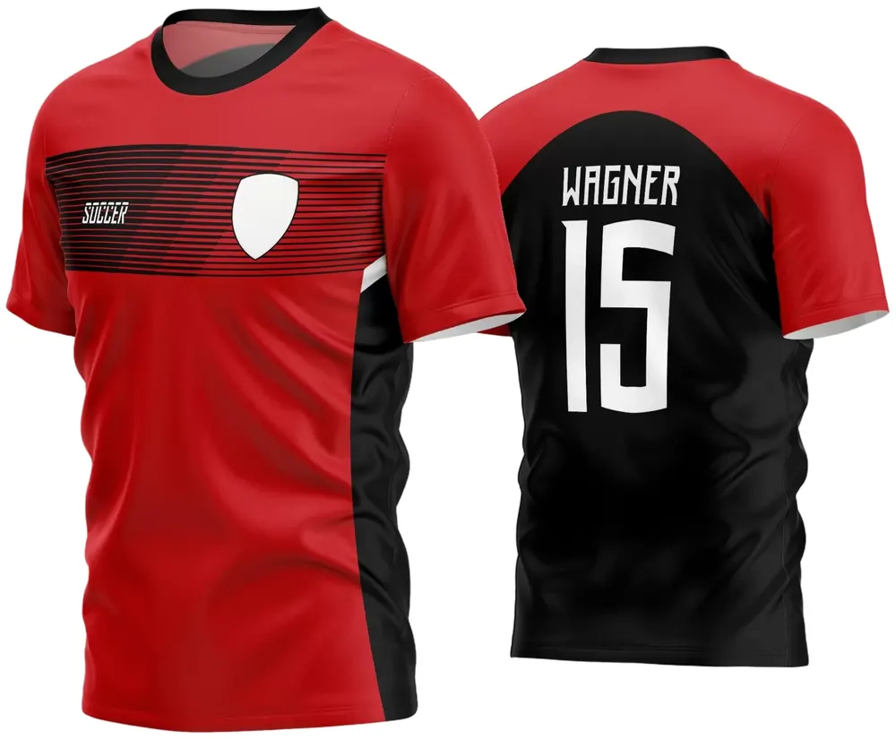 Arte Camisa Futebol Time Amador - Modelo 117