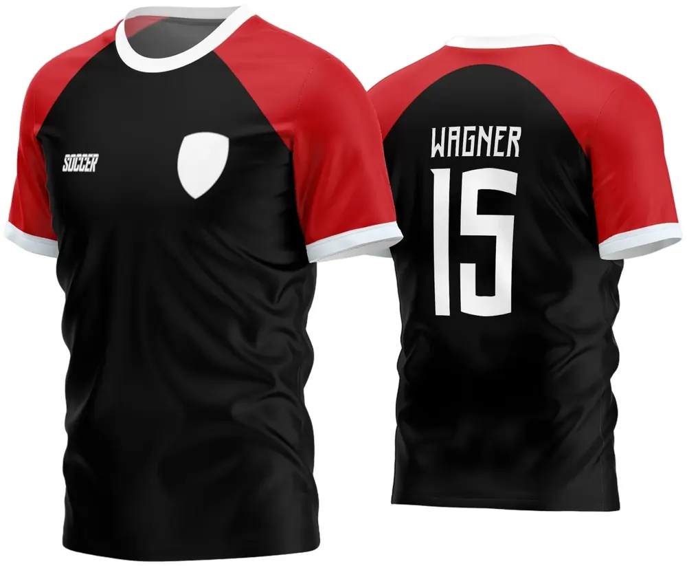 Arte Camisa Futebol Time Amador - Modelo 115