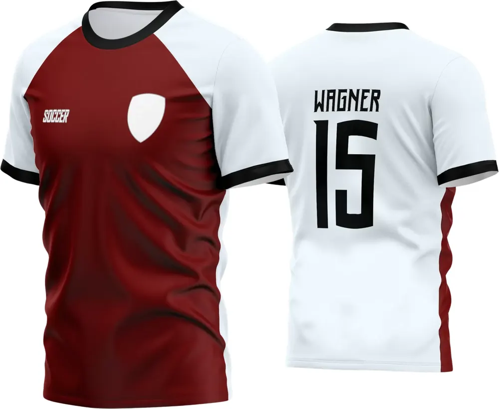 Arte Camisa Futebol Time Amador - Modelo 67