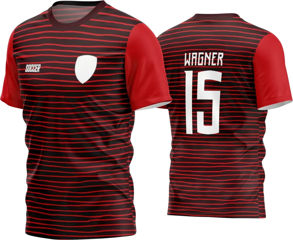 Arte Camisa Futebol Time Amador - Modelo 55