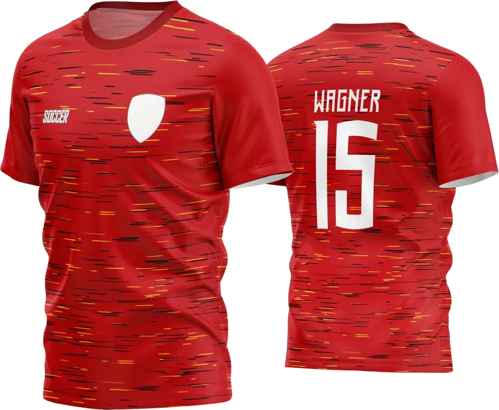 Arte Camisa Futebol Time Amador - Modelo 28