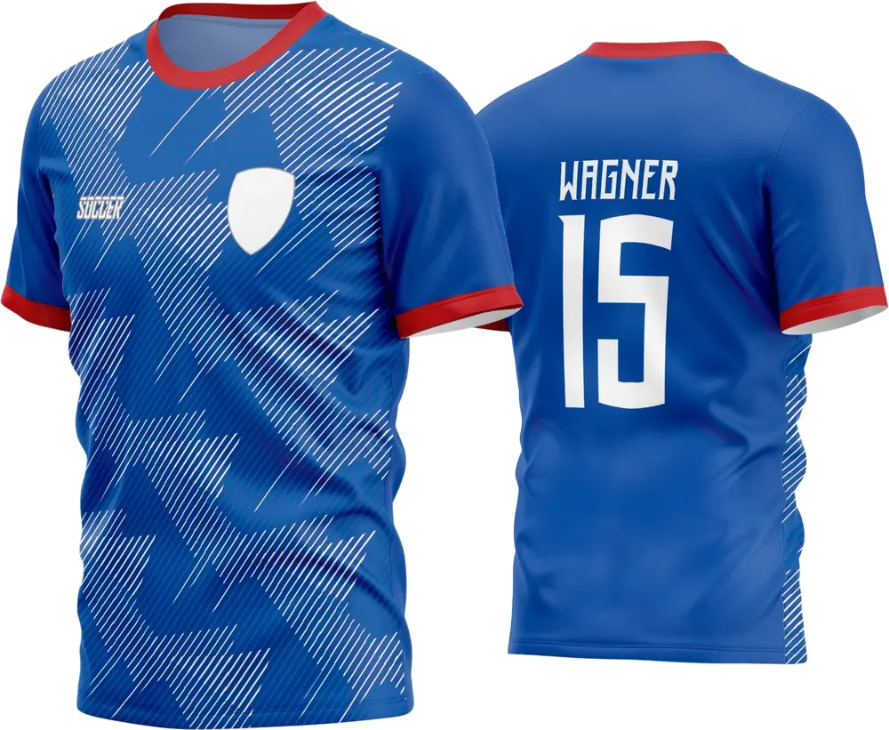 Arte Camisa Futebol Time Amador - Modelo 15
