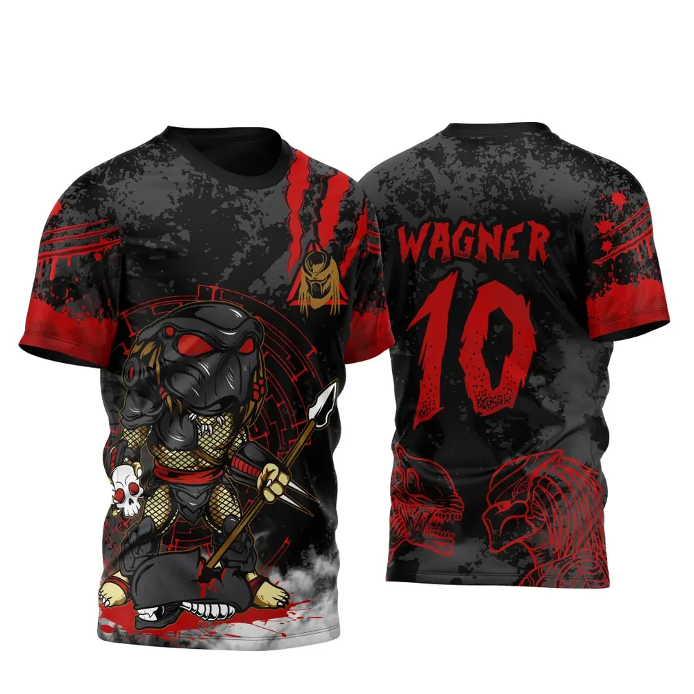Arte Vetor Template Camisa de InterClasse Predador em Ataque 2023 Modelo 02