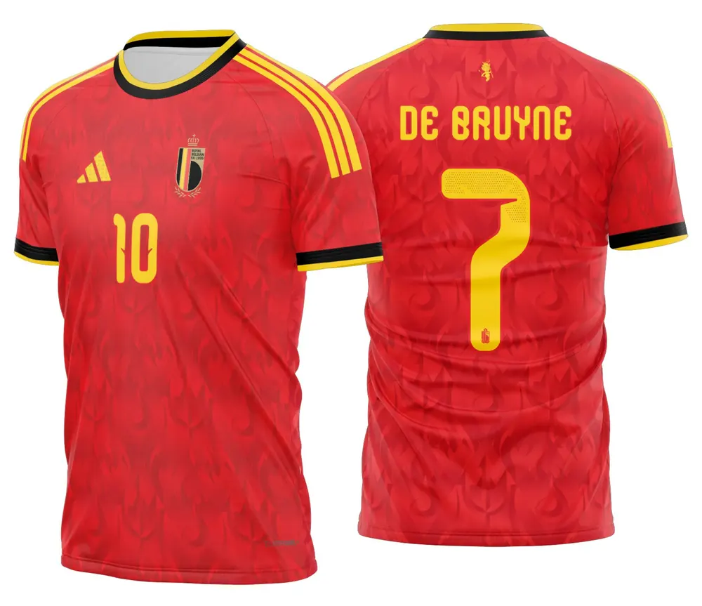 Camisa Bélgica Titular Copa do Mundo 2026