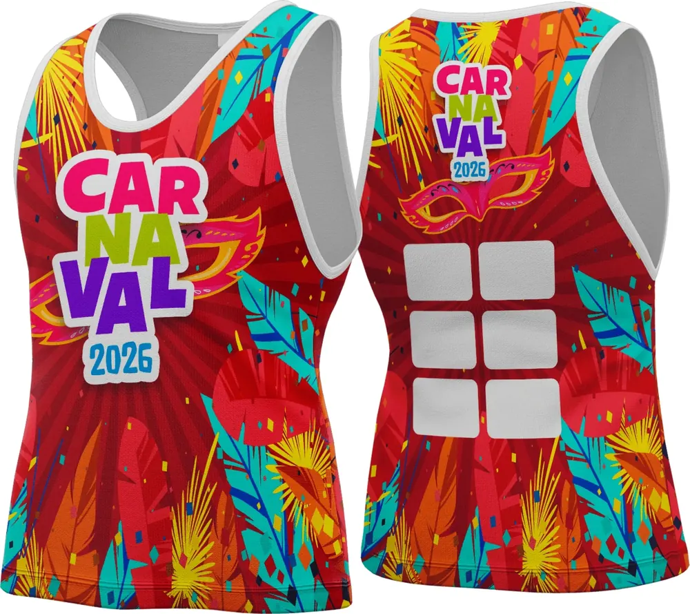 Arte Camisa Abadá Carnaval 2026 Modelo 81