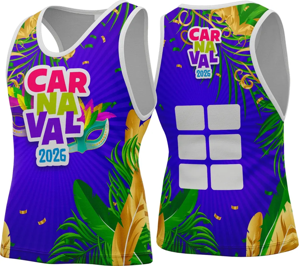Arte Camisa Abadá Carnaval 2026 Modelo 88