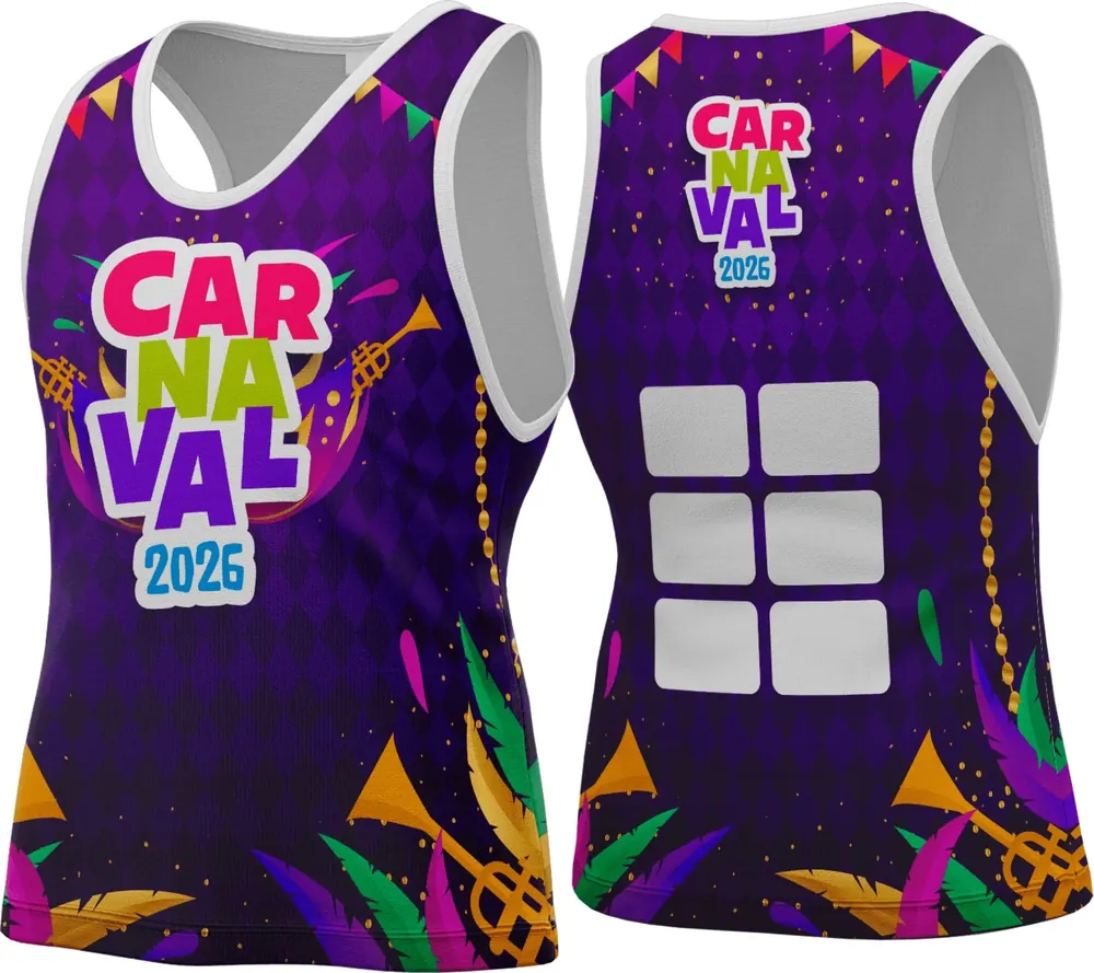 Arte Camisa Abadá Carnaval 2026 Modelo 93