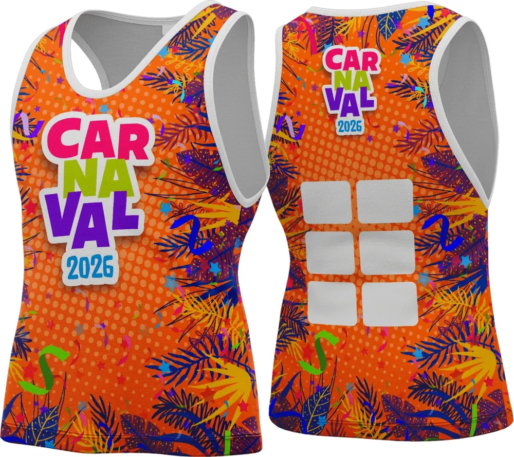 Arte Camisa Abadá Carnaval 2026 Modelo 46