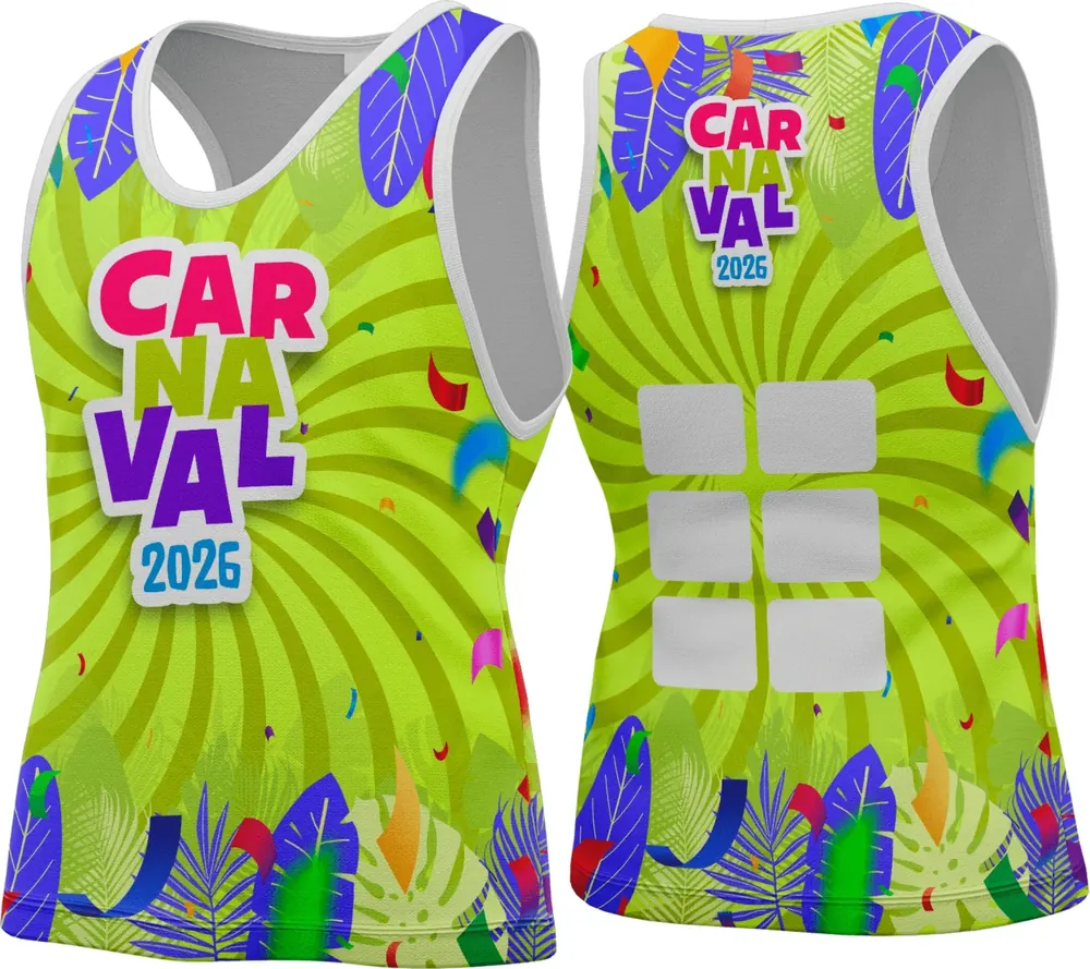 Arte Camisa Abadá Carnaval 2026 Modelo 35