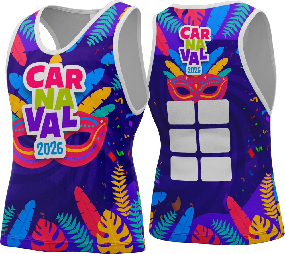Arte Camisa Abadá Carnaval 2026 Modelo 53