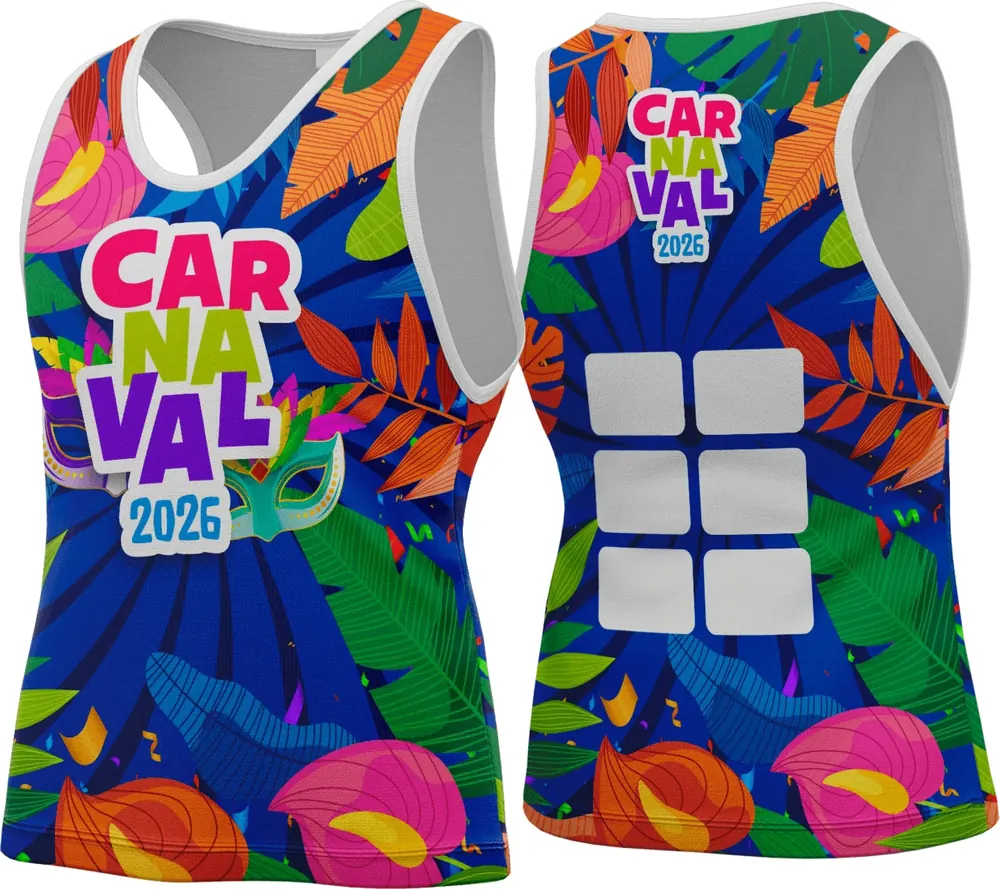 Arte Camisa Abadá Carnaval 2026 Modelo 50