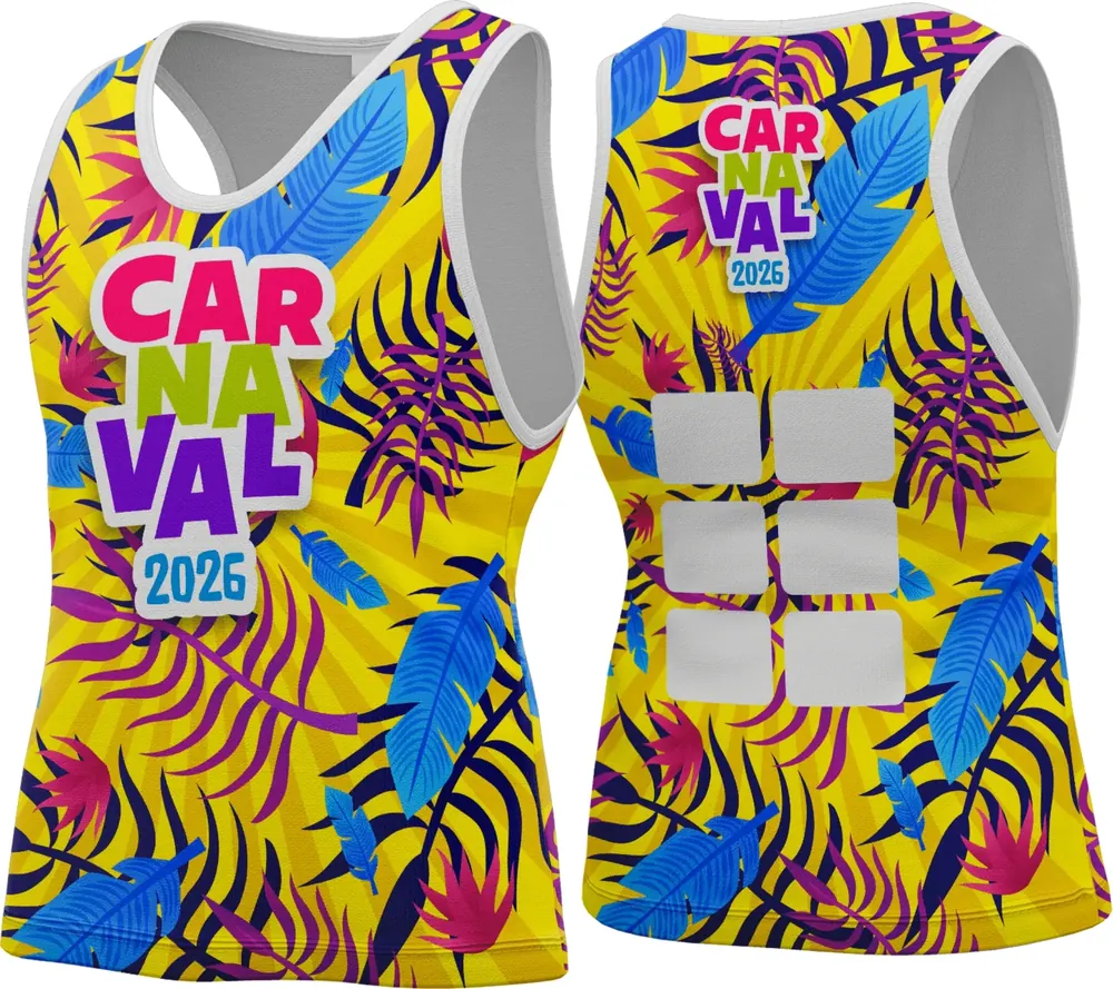 Arte Camisa Abadá Carnaval 2026 Modelo 62