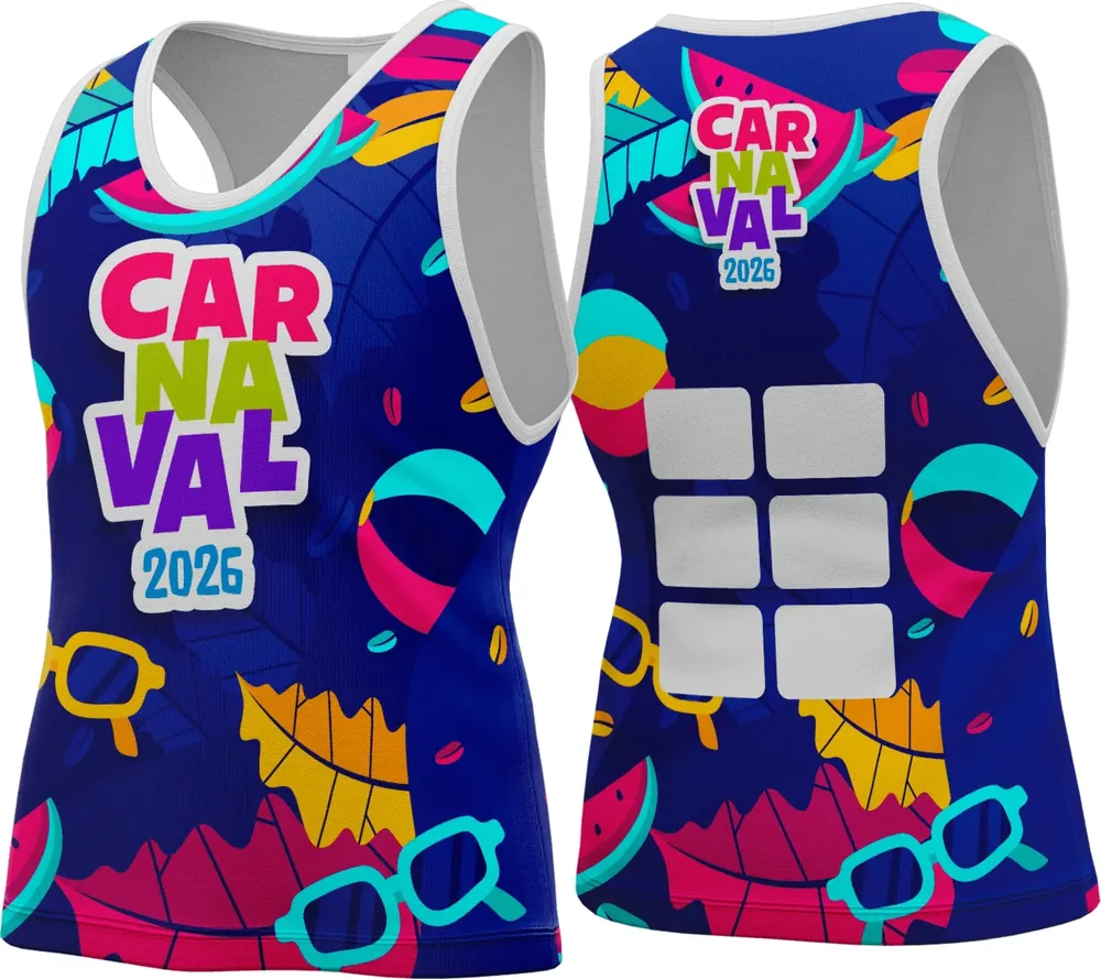 Arte Camisa Abadá Carnaval 2026 Modelo 57