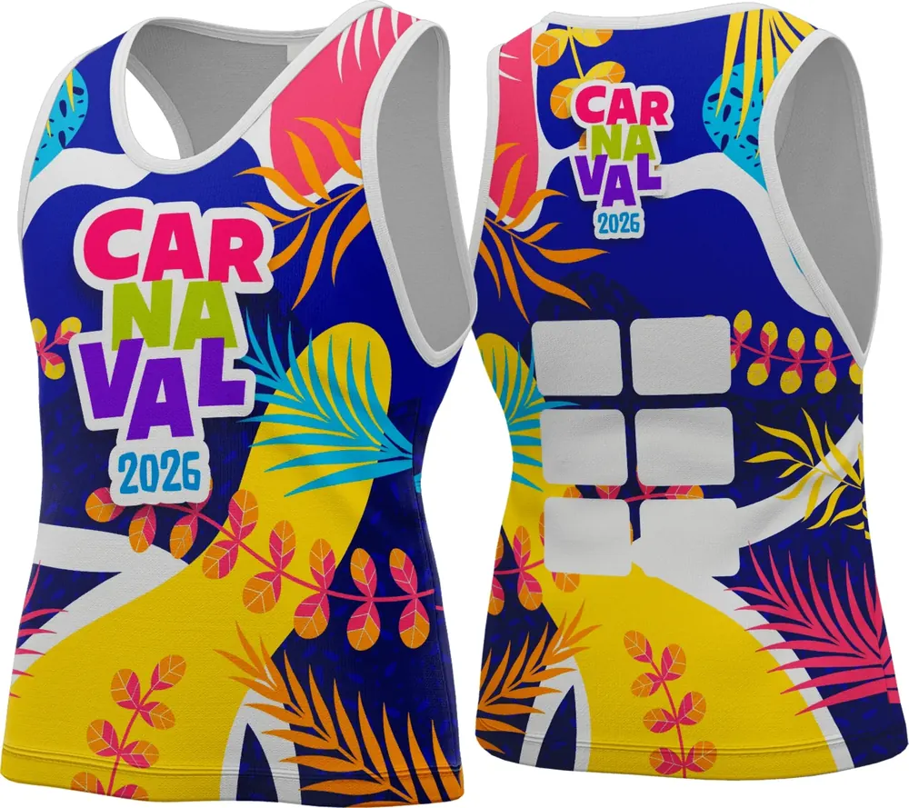 Arte Camisa Abadá Carnaval 2026 Modelo 75